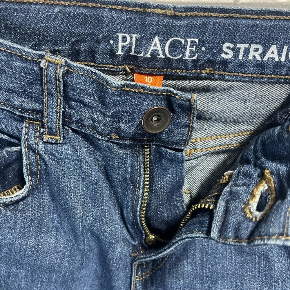 Children's Place Straight fit Regular Wash Jeans Boys size 10